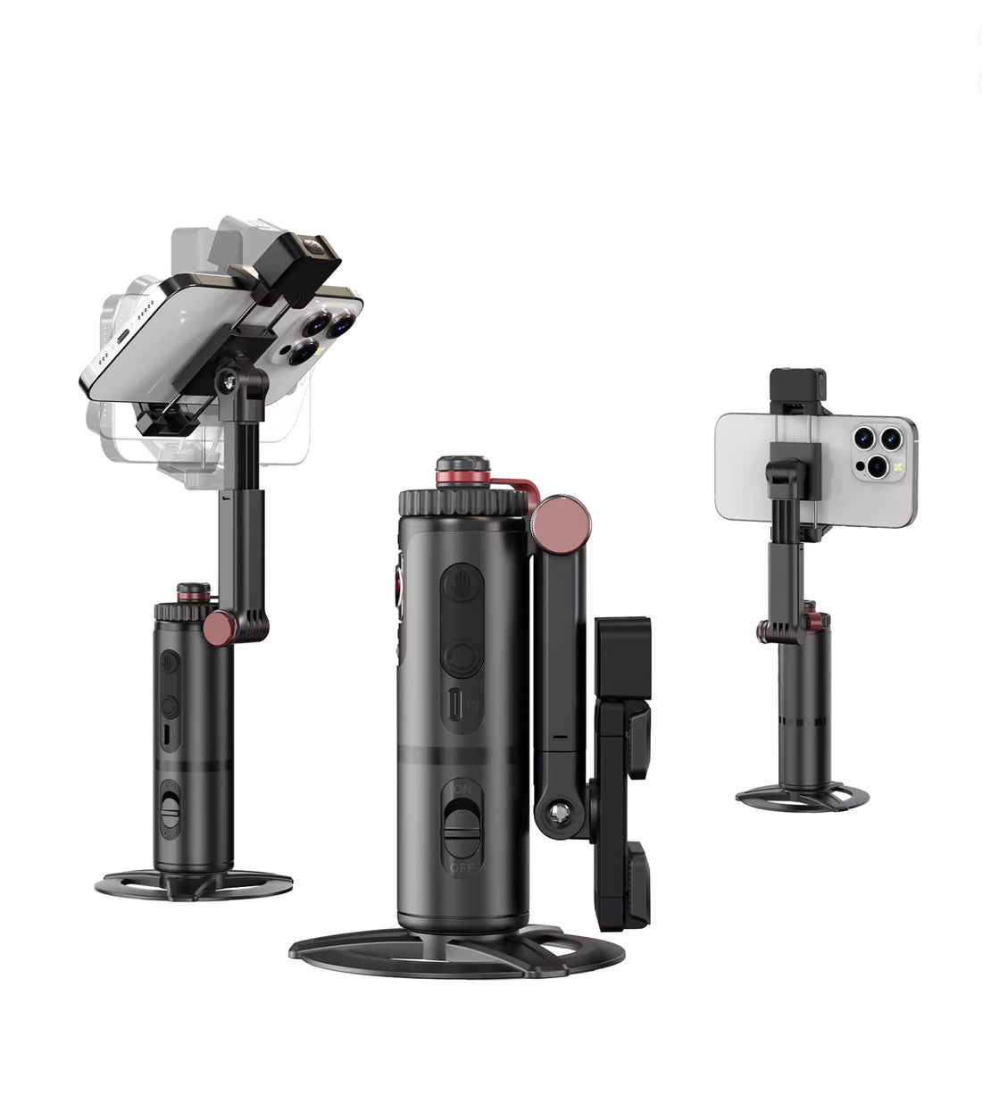 Face-tracking phone mount for dance content creation